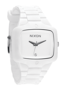 NIXON RUBBER PLAYER WATCH IN WHITE