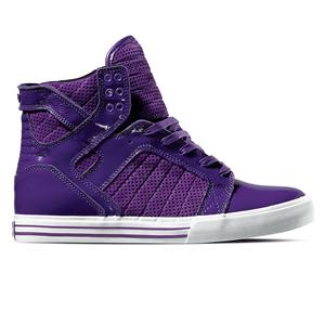 SUPRA MUSKA SKYTOP SHOE IN PURPLE PATENT