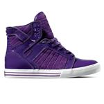 SUPRA MUSKA SKYTOP SHOE IN PURPLE PATENT