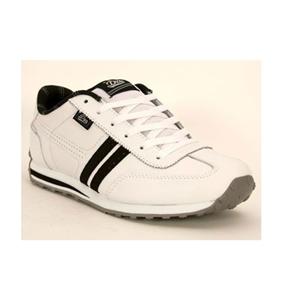 LAKAI VOLARI SHOE IN WHITE AND BLACK