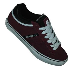 DVS BERRA 3 CT SHOES IN MAROON SUEDE - WEDNESDAYS
