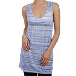 VOLCOM WOMENS BOARDWALK TUNIC SHIRT IN BLUE