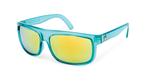 DRAGON WORMSER SUNGLASSES WITH AQUA FRAMES AND A YELLOW IONIZED LENS