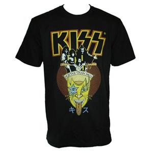 VANS X KISS HOTTER THAN HELL T-SHIRT IN BLACK