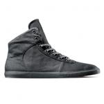SUPRA CUTTLER SHOE IN GREY CANVAS