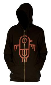 AIRBLASTER BALBONER HOODED SWEATSHIRT IN BLACK