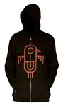 AIRBLASTER BALBONER HOODED SWEATSHIRT IN BLACK