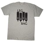 AIRBLASTER LEG BAG TEE SHIRT IN GREY