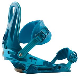 RAIDEN 0 (ZERO) SNOWBOARD BINDINGS IN ACID BLUE