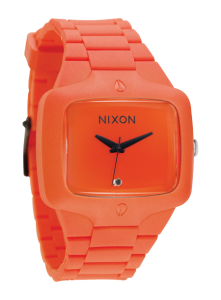 NIXON RUBBER PLAYER WATCH IN ORANGE